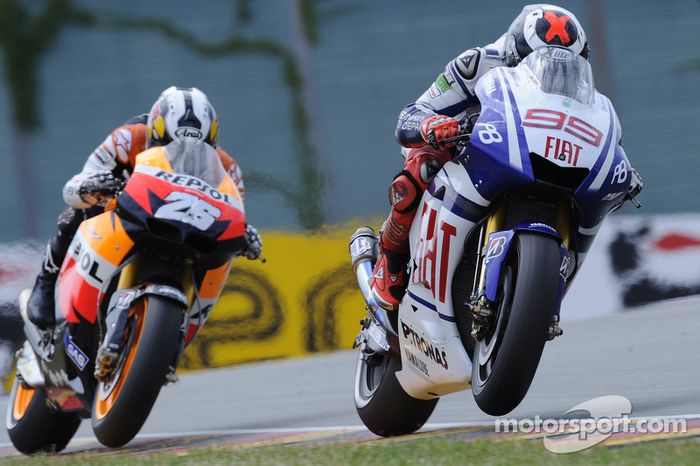 2010 : 72 puntos de Jorge Lorenzo sobre Dani Pedrosa