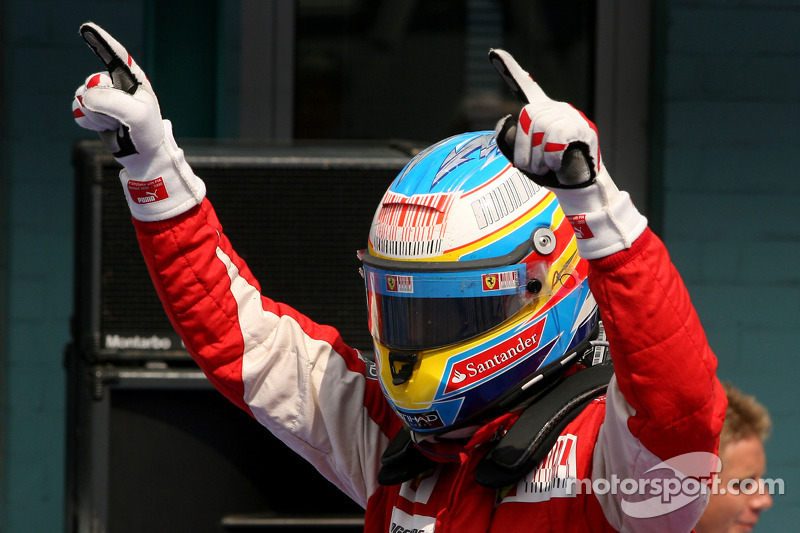 Race winner Fernando Alonso, Scuderia Ferrari