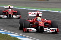 Felipe Massa, Scuderia Ferrari and Fernando Alonso, Scuderia Ferrari