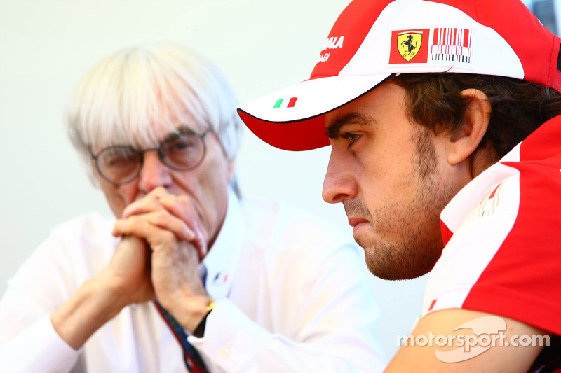 Bernie Ecclestone et Fernando Alonso, Scuderia Ferrari interview