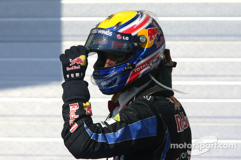 Race winnaar Mark Webber, Red Bull Racing