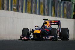 Mark Webber, Red Bull Racing wins the race