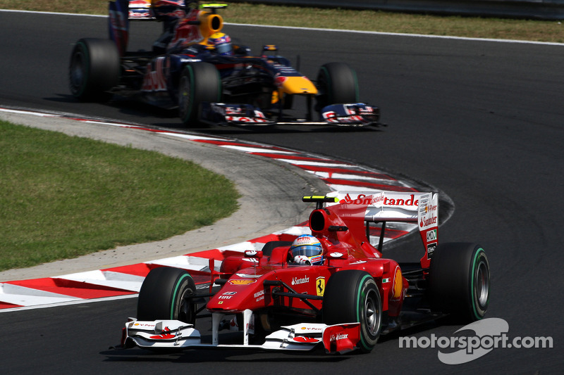 Fernando Alonso, Scuderia Ferrari y Mark Webber, Red Bull Racing