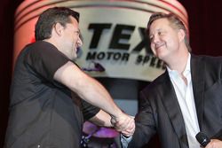 Tony Stewart, Stewart-Haas Racing and Brian France, NASCAR Chairman and CEO