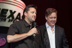 Tony Stewart, Stewart-Haas Racing and Brian France, NASCAR Chairman and CEO