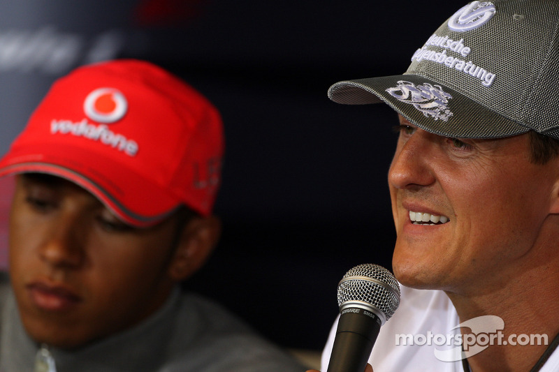 Lewis Hamilton, McLaren Mercedes, Michael Schumacher, Mercedes GP