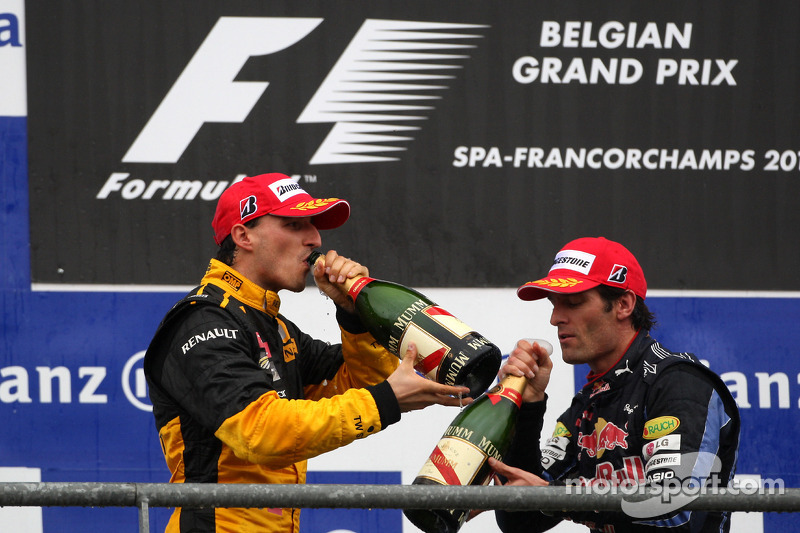 Robert Kubica, Renault F1 Team, Grand Prix Belgii 2010, Mark Webber