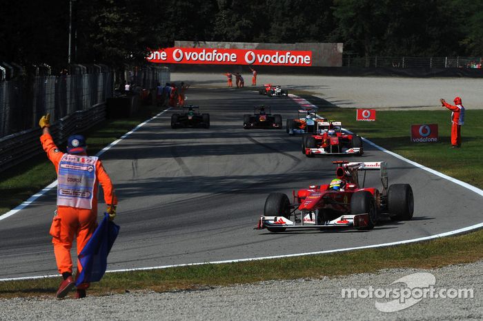 Fernando Alonso, Scuderia Ferrari, gana