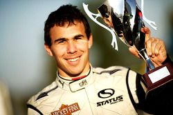 Robert Wickens celebrates second place