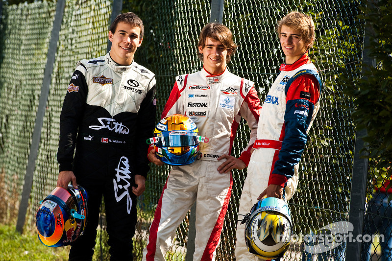 El podio de las GP3 Series en 2010