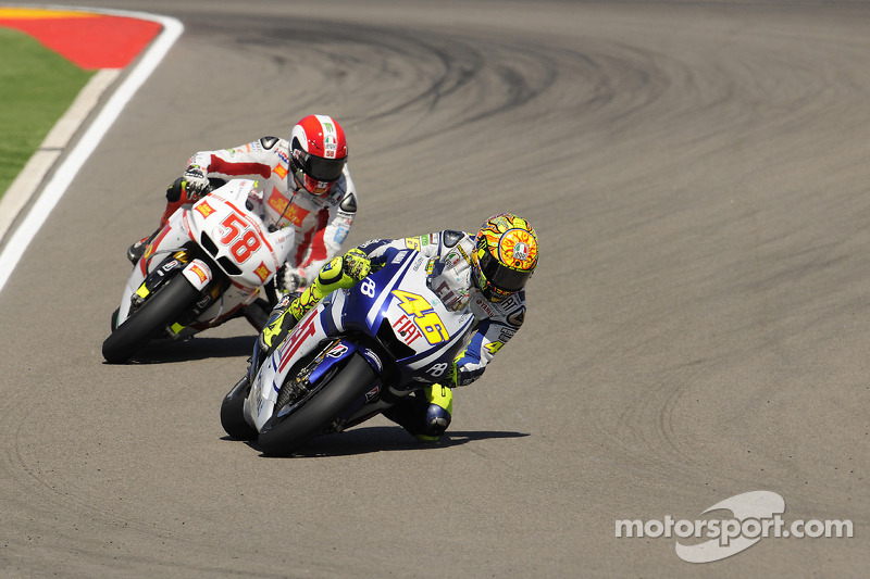 Valentino Rossi, Fiat Yamaha Team, Marco Simoncelli, San Carlo Honda Gresini