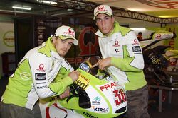 Mika Kallio, Pramac Racing Team and Aleix Espargaro, Pramac Racing Team