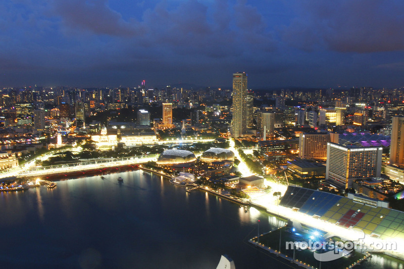 De stad: Skyline en the Marina Bay Street Circuit