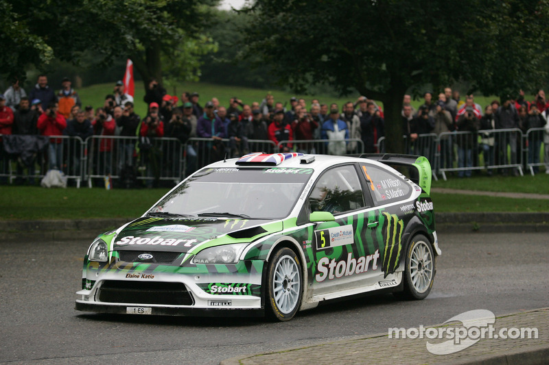 Matthew Wilson y Scott Martin, Ford Focus RS WRC 08, Stobart VK M-Sport Ford Rally Team