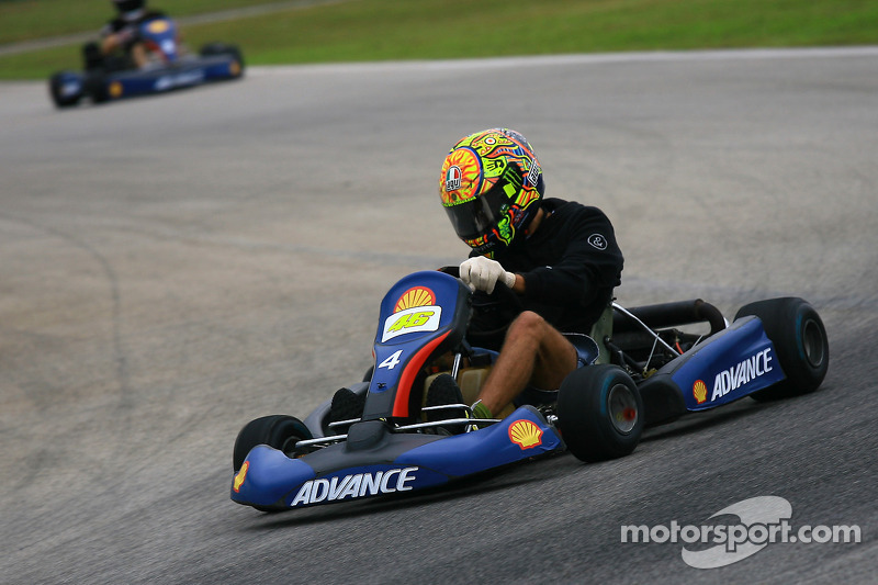 Evento previo go-kart: Valentino Rossi