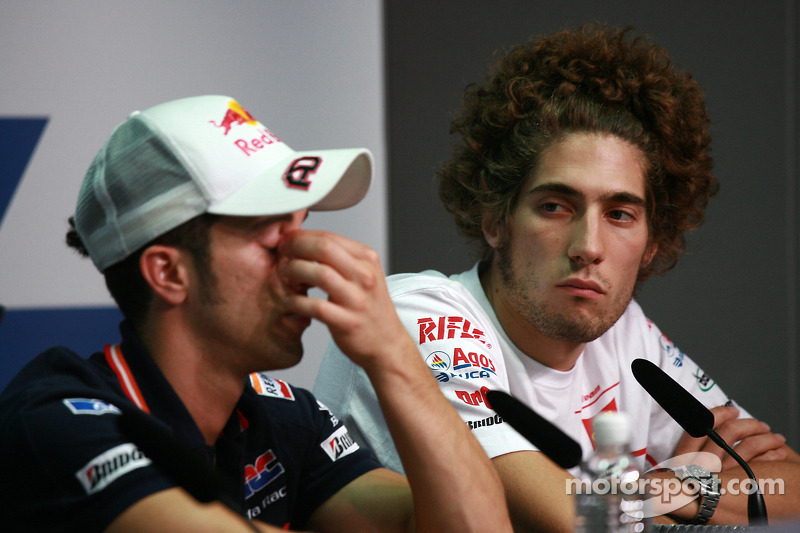 Pre-event press conference: Marco Simoncelli, San Carlo Honda Gresini