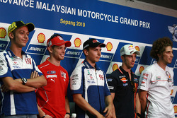 Persconferentie: Valentino Rossi, Casey Stoner, Jorge Lorenzo, Andrea Dovizioso, Marco Simoncelli
