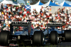 Michael Schumacher, Mercedes GP, Nico Rosberg, Mercedes GP
