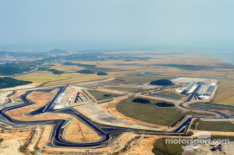 Aerial view of the Korea International Circuit