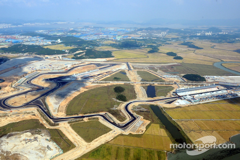 Aerial view of the Korea International Circuit