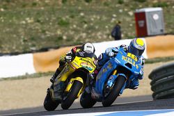 Альваро Баутиста, Rizla Suzuki MotoGP, и Гектор Барбера, Paginas Amarillas Aspar