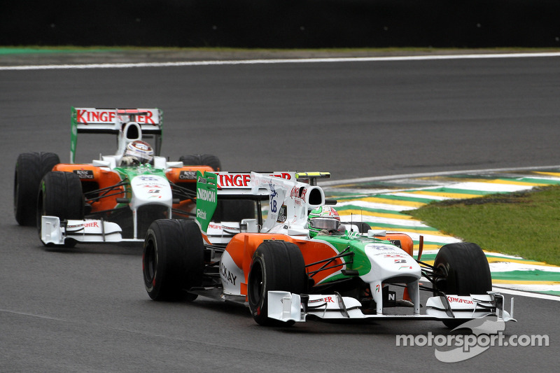 Vitantonio Liuzzi, Force India F1 Team ve Adrian Sutil, Force India F1 Team