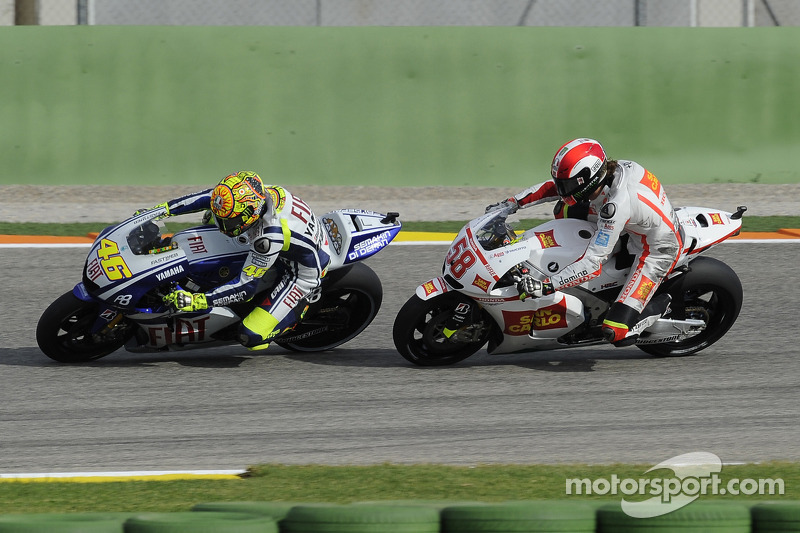 Valentino Rossi, Fiat Yamaha Team, Marco Simoncelli, San Carlo Honda Gresini