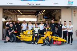 Jérôme d'Ambrosio, Romain Grosjean et l'équipe DAMS