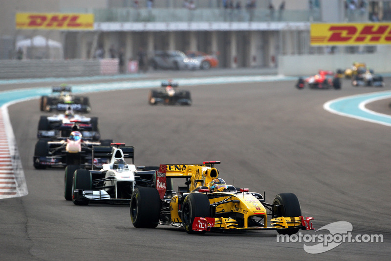 Robert Kubica, Renault F1 Team, GP Abu Zabi 2010