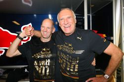 Red Bull : Dietrich Mateschitz (propriétaire) et Adrian Newey (directeur technique)