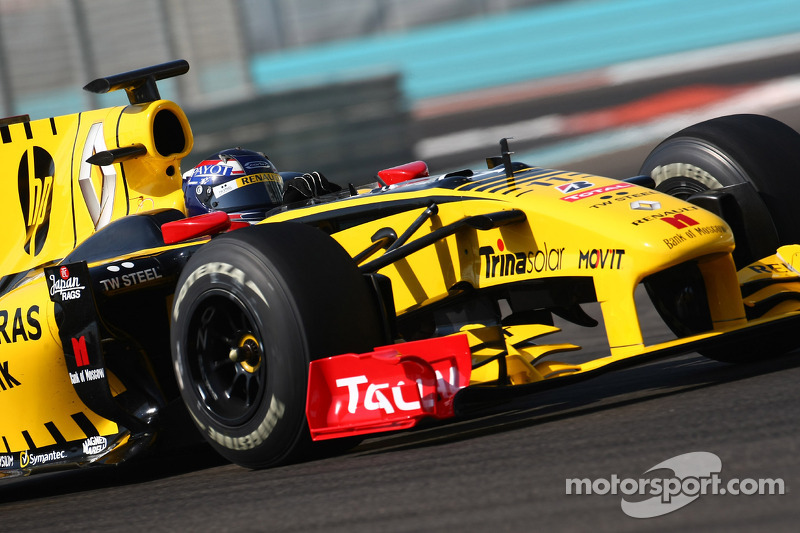 2010 год, тесты с Renault F1 Team