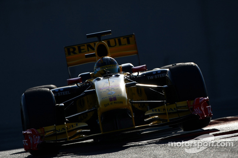 Robert Kubica, Renault F1 Team, testy na torze Yas Marina, 2010