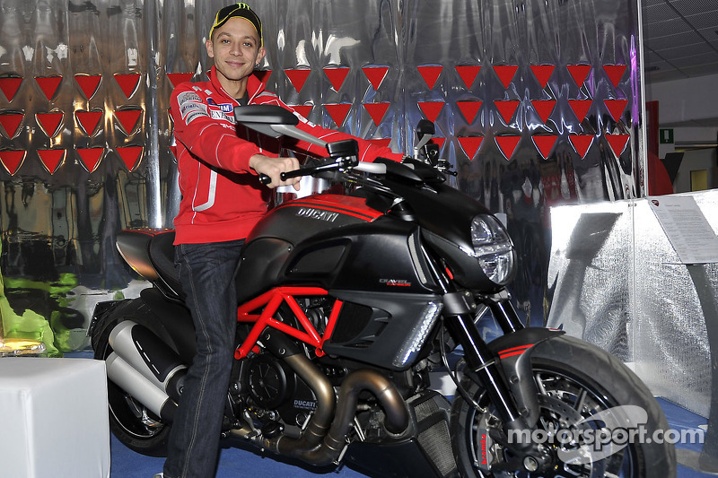 Valentino Rossi, Ducati with the Ducati Diavel Carbon