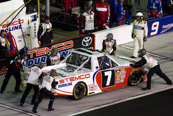 Pit stop for Miguel Paludo, Red Horse Racing Toyota