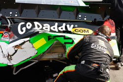 Danica Patrick wrecks her GoDaddy.com Chevrolet