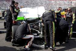 Danica Patrick wrecks her GoDaddy.com Chevrolet