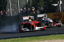 Felipe Massa, Scuderia Ferrari ve Sergio Perez, Sauber F1 Team