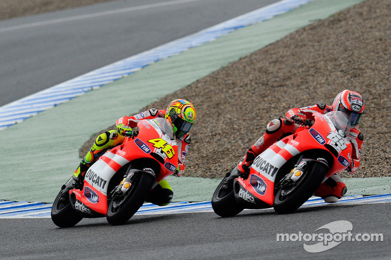 Jerez 2011: Platz 3 nach Kollision Rossi vs. Stoner