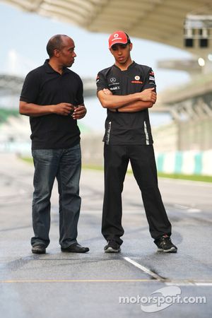Lewis Hamilton, McLaren Mercedes en vader Anthony Hamilton