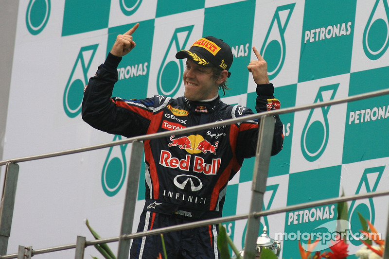 Yarış galibi Sebastian Vettel, Red Bull Racing