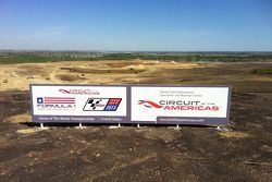 Constructie Circuit of the Americas in Austin voor United States Grand Prix vanaf 2012