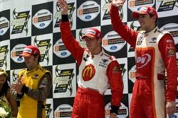 Sébastien Bourdais, Cristiano da Matta and Justin Wilson