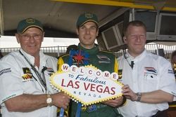 Pole winner Will Power celebrates