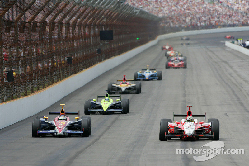 Danica Patrick and Dan Wheldon