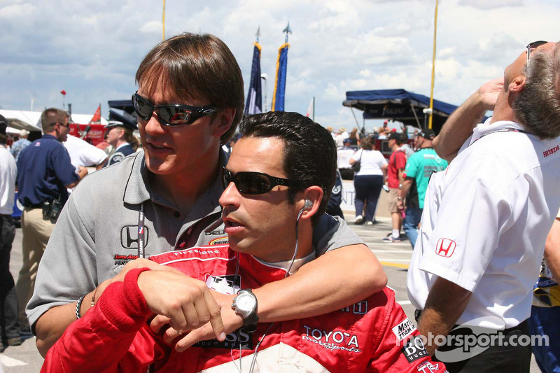 Adrian Fernandez and Helio Castroneves