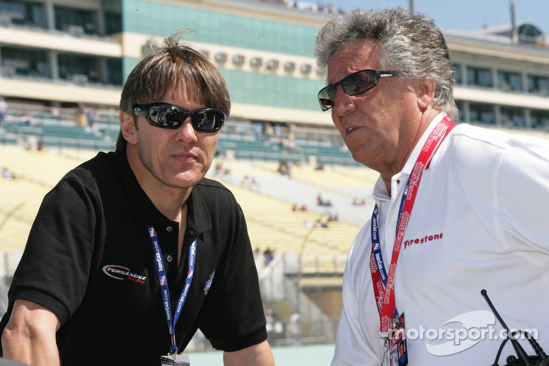 Adrián Fernández y Mario Andretti