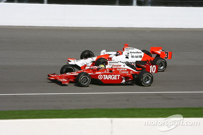 Dan Wheldon and Helio Castroneves
