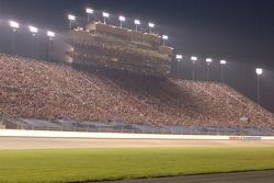 The capacity crowd at Nashville Superspeedway