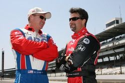 Al Unser Jr. and Michael Andretti