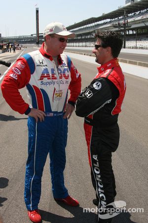 Al Unser Jr. and Michael Andretti